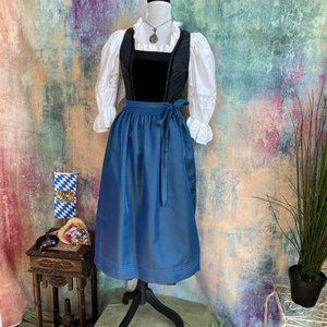 📌 Original traditional high-quality Austrian Dirndl with Apron & Blouse